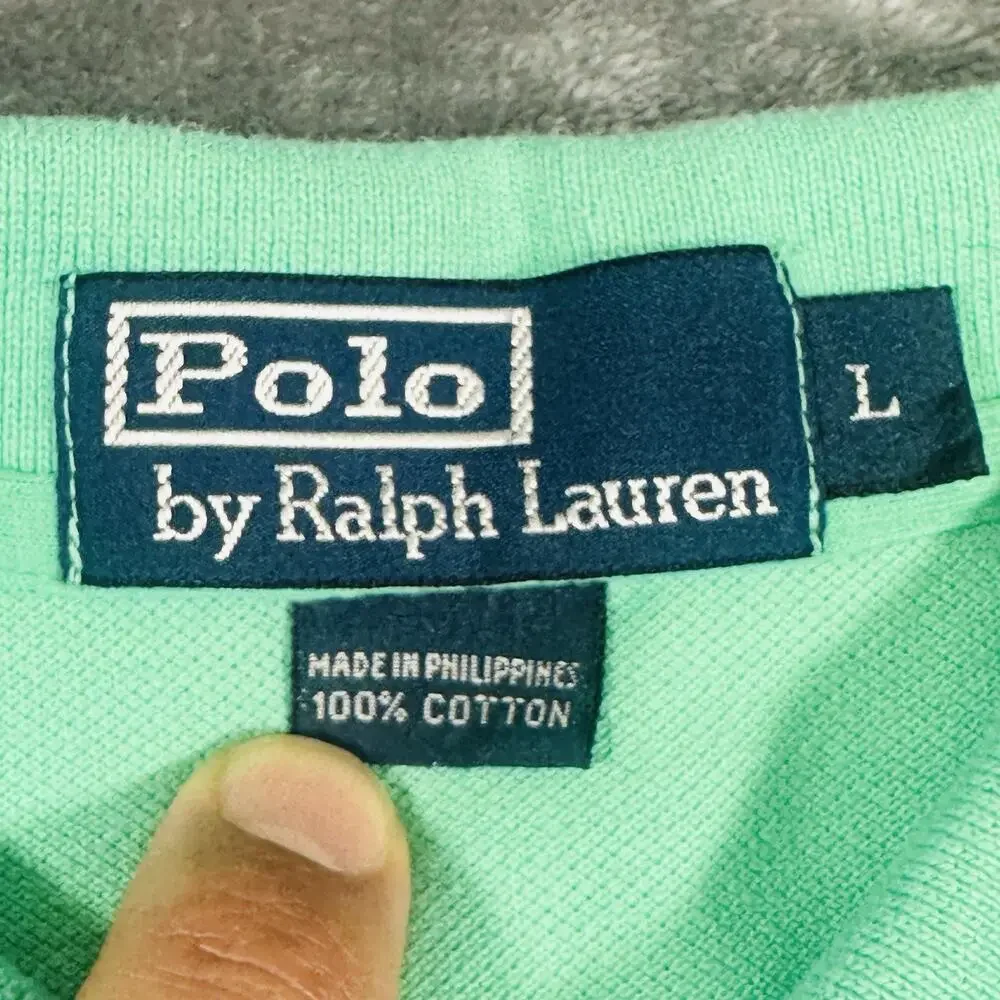 Polo Ralph Lauren Shirt Mens Large Green Preppy‎ Casual Golf Short Sleeve